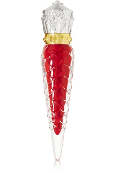 Shop Christian Louboutin Loubilaque Lip Lacquer - Rouge Louboutin In Red