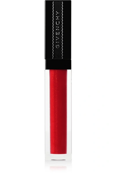 Shop Givenchy Gloss Interdit Vinyl In Red