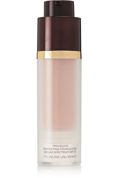 Shop Tom Ford Traceless Perfecting Foundation Broad Spectrum Spf15 - Porcelain 0.5 In Neutral