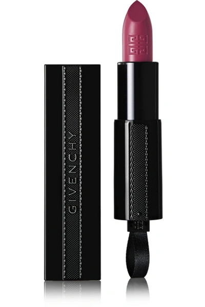 Shop Givenchy Rouge Interdit Satin Lipstick - Framboise Obscur No. 08 In Pink