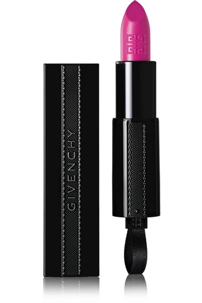Shop Givenchy Rouge Interdit Satin Lipstick - Ultravioline No. 24 In Fuchsia