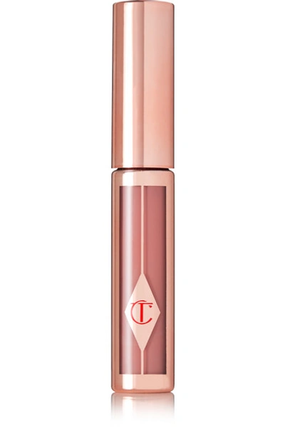 Shop Charlotte Tilbury Hollywood Lips Matte Contour Liquid Lipstick - Platinum Blonde - Pink