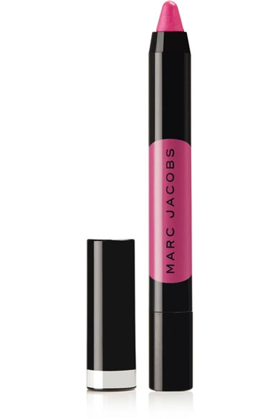 Shop Marc Jacobs Beauty Le Marc Liquid Lip Crayon - Flaming-oh! 330 In Bright Pink