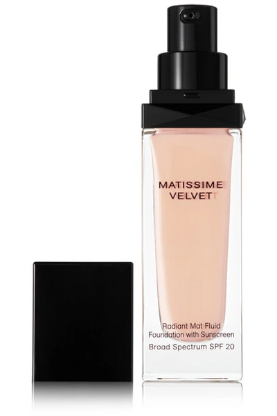 Shop Givenchy Matissime Velvet Radiant Mat Fluid Foundation Spf20 - Mat Sand N°03, 30ml In Beige