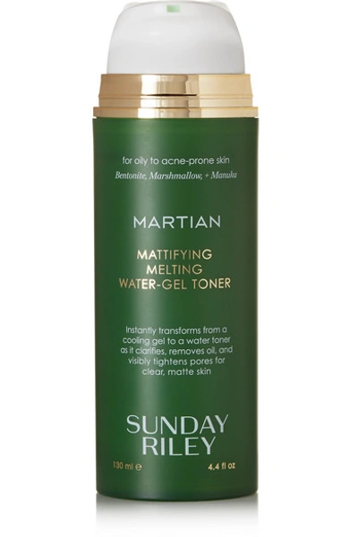 Shop Sunday Riley Martian Mattifying Melting Water-gel Toner, 130ml - Colorless