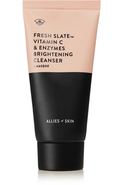 Shop Allies Of Skin Fresh Slate Brightening Cleanser Masque, 50ml - Colorless