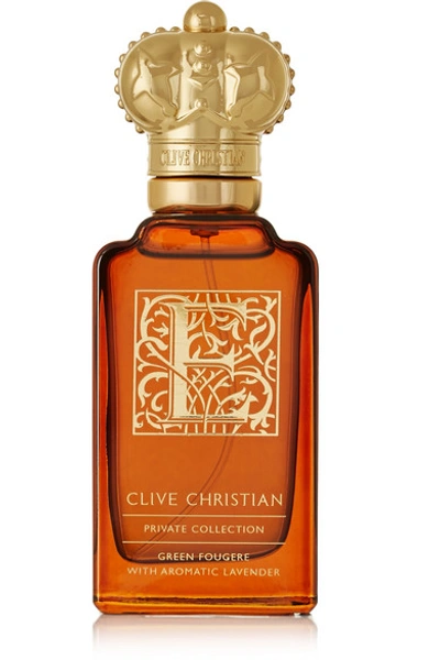 Shop Clive Christian Private Collection E - Green Fougere Feminine Perfume, 50ml In Colorless