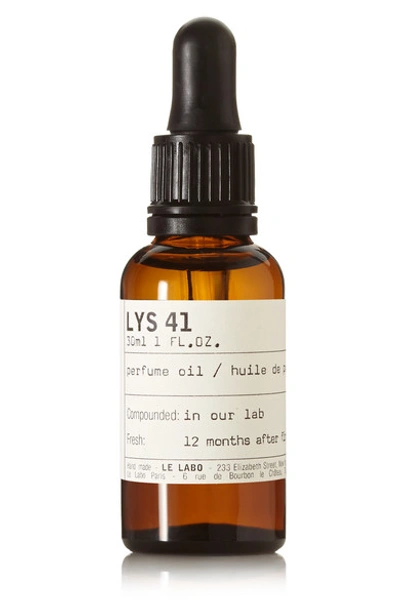 Shop Le Labo Lys 41 Perfume Oil In Colorless