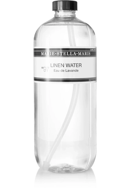 Shop Marie-stella-maris No.97 Linen Water Eau De Lavande, 1000ml - Colorless