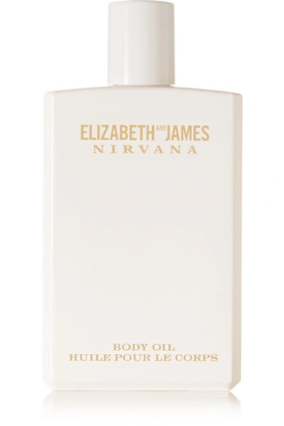 Shop Elizabeth And James Nirvana Nirvana White Body Oil - Peony, Muguet & Tender Musk, 100ml In Colorless