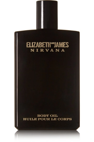 Shop Elizabeth And James Nirvana Nirvana Black Body Oil - Violet, Sandalwood & Vanilla, 100ml In Colorless