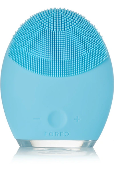 Shop Foreo Luna 2 Face Brush And Anti-aging Massager For Combination Skin - Light Blue