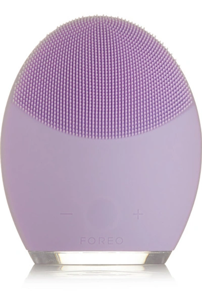 Shop Foreo Luna 2 Face Brush And Anti-aging Massager For Sensitive Skin - Lilac