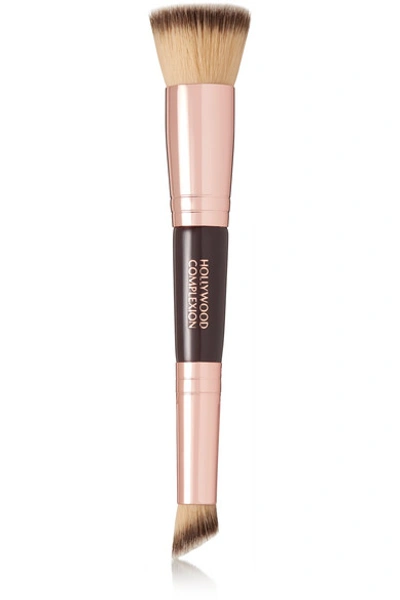 Shop Charlotte Tilbury Hollywood Complexion Brush - One Size In Colorless