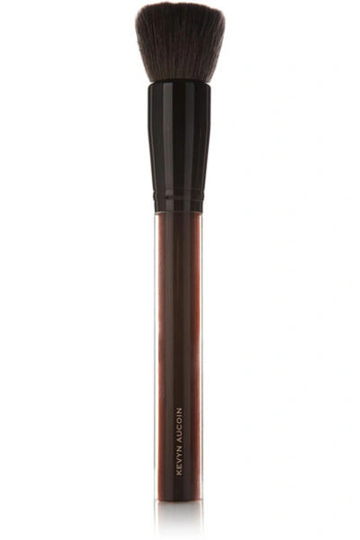 Shop Kevyn Aucoin The Super Soft Buff Powder Brush - One Size In Colorless
