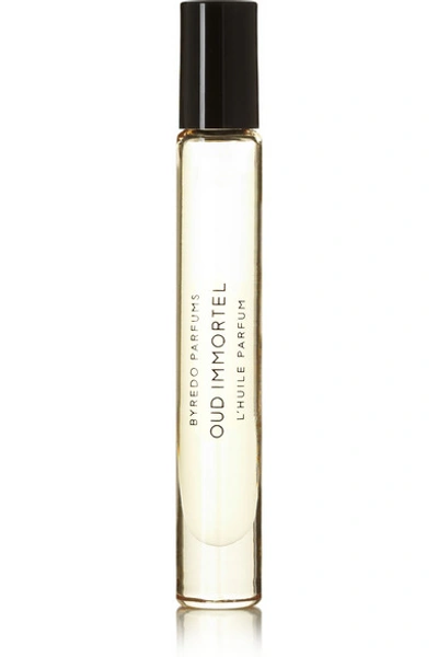 Shop Byredo Oud Immortel Perfumed Oil Roll-on - Limoncello & Incense, 7.5ml In Colorless