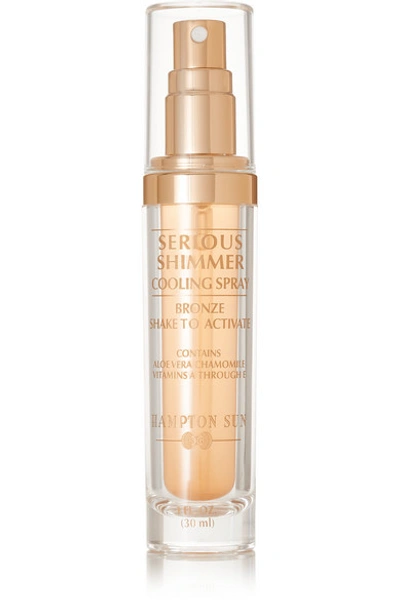 Shop Hampton Sun Bronze Shimmer Cooling Spray, 30ml In Colorless