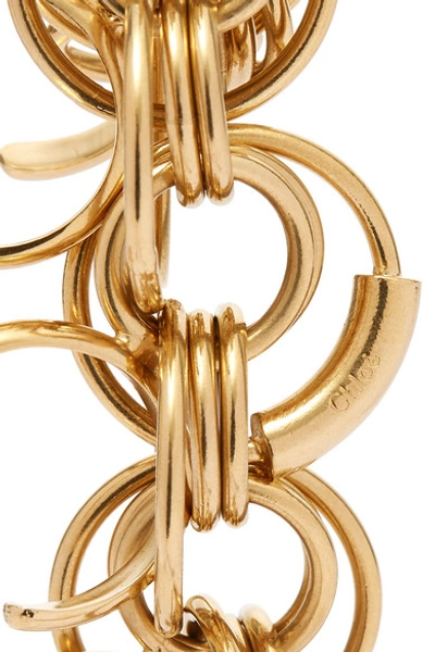 Shop Chloé Reese Gold-tone Ring