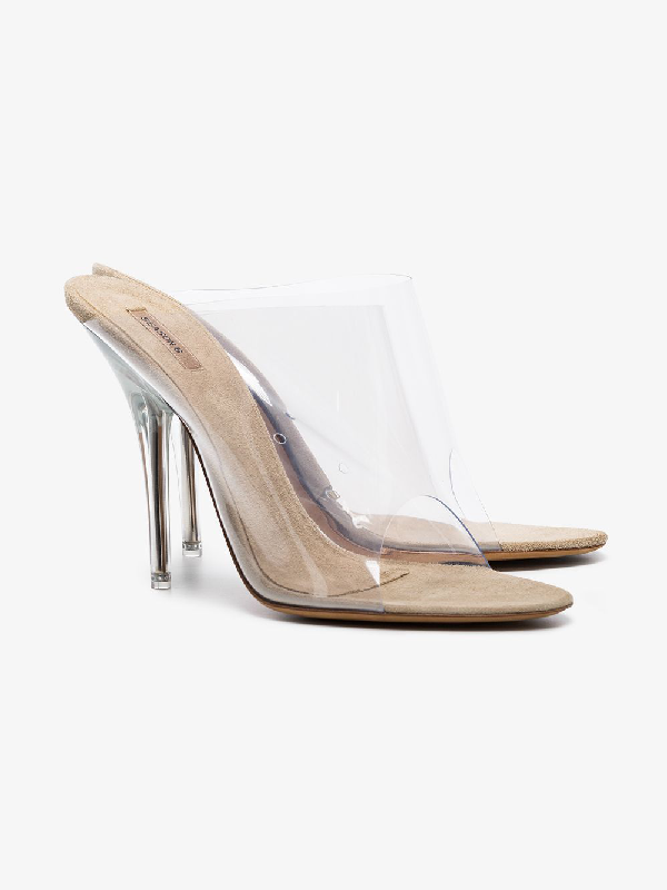 yeezy transparent mule