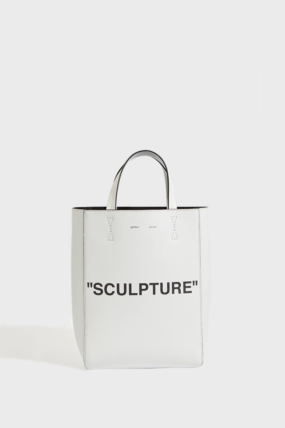 Off-white Sculpture Tote Bag In White | ModeSens