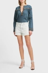 ISABEL MARANT ÉTOILE CELSA DISTRESSED DENIM SHORTS, FR40,591319