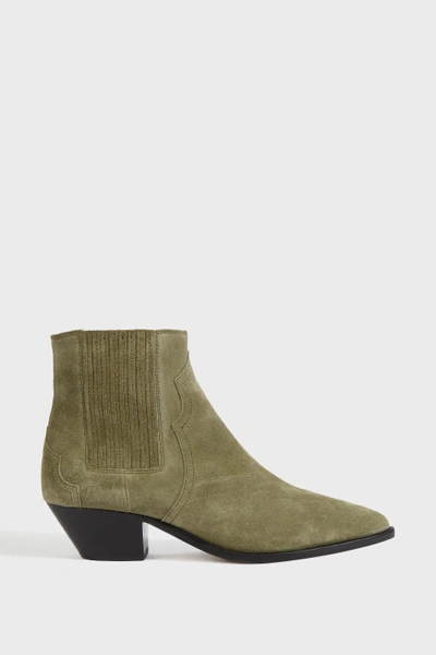 Shop Isabel Marant Derlyn Leather Ankle Boots In No