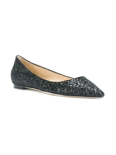 Shop Jimmy Choo Romy Ballerinas - Black