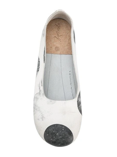 Shop Marsèll Designer Print Ballerinas In White