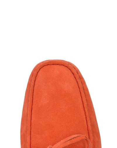 Shop Tod's Loafers In Coral