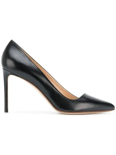 Shop Francesco Russo Decollete Pumps In Black