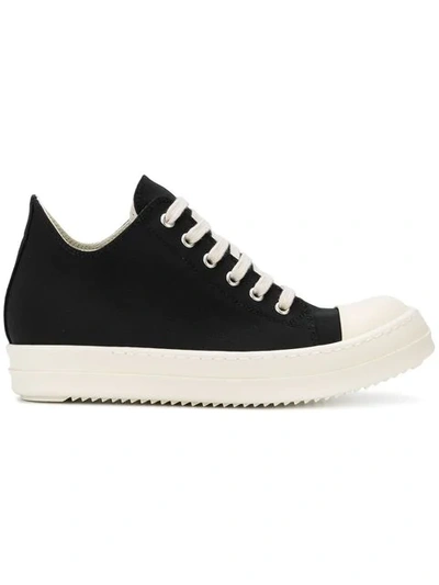 Shop Rick Owens Drkshdw Lace-up Sneakers - Black