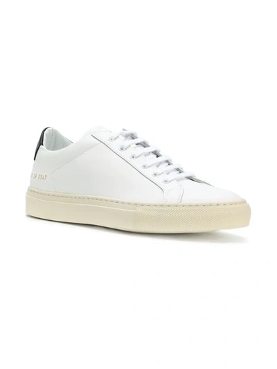 Shop Common Projects Achilles Retro Sneakers In White