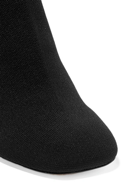 Shop Rag & Bone Ellis Stretch-knit Sock Boots In Black
