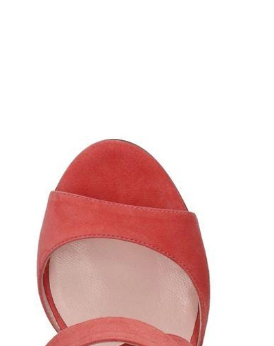 Shop Anna F. Sandals In Coral
