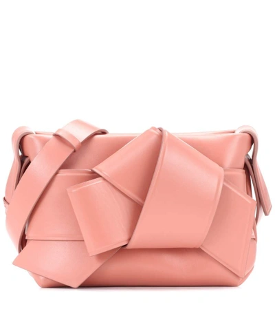Shop Acne Studios Musubi Leather Handbag In Pink