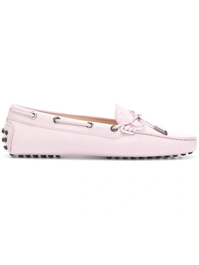 Shop Tod's Gommino Loafers - Pink