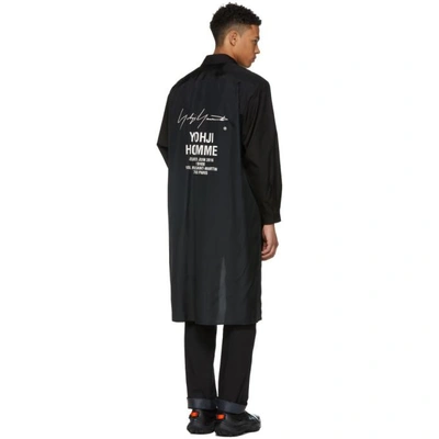 Shop Yohji Yamamoto Black Staff Shirt