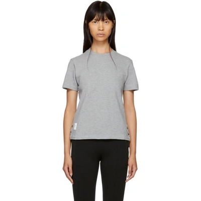 Shop Thom Browne Grey Classic Pique Relaxed T-shirt In 055 Lt Grey