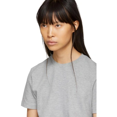Shop Thom Browne Grey Classic Pique Relaxed T-shirt In 055 Lt Grey