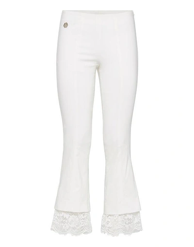 Shop Philipp Plein Flare Trousers "feel The Static More"