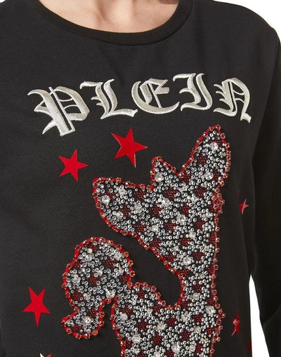 Shop Philipp Plein Sweatshirt Ls "wings Of My Love"