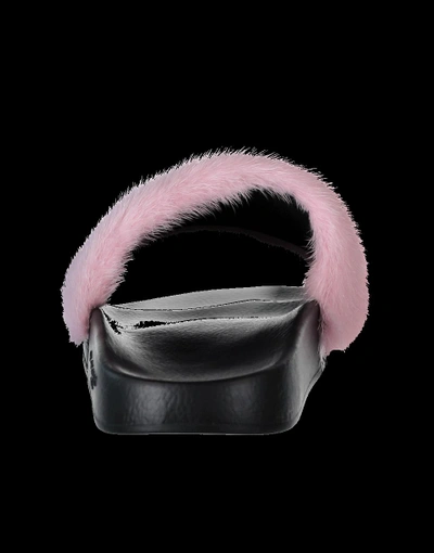 Shop Givenchy Mink And Rubber Slide In Pink