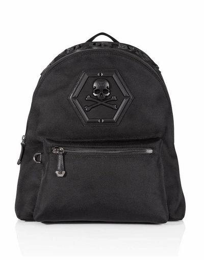 Shop Philipp Plein Backpack "don't Ever Give Up"