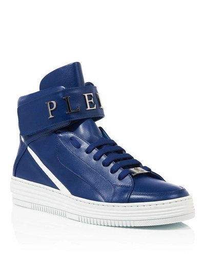 Shop Philipp Plein Hi-top Sneakers "let You Go"