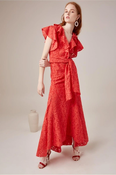 Shop C/meo Collective More To Give Gown In Melon
