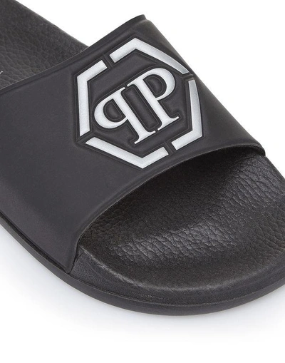 Shop Philipp Plein Sandals Flat "cherie"