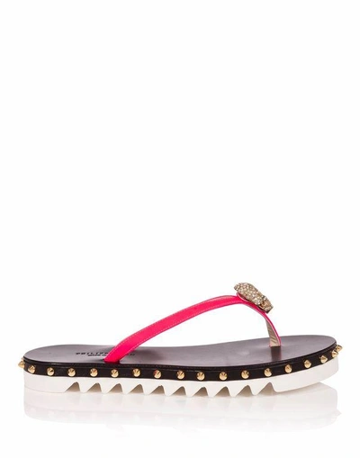 Shop Philipp Plein Sandals Flat "michelle"