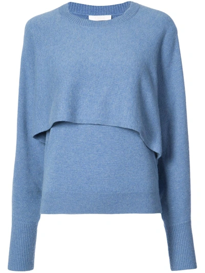 Shop Chloé Blue Pullover Sweater
