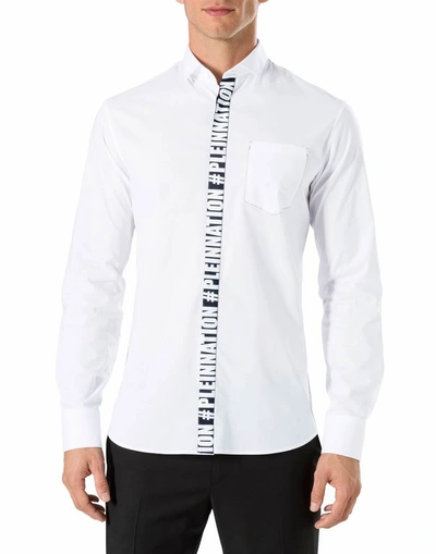 Shop Philipp Plein Shirt Platinum Cut Ls "jose"