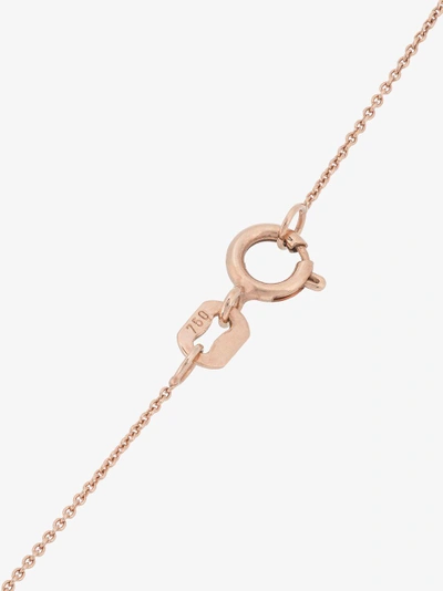 Shop Alemdara 18k Rose Gold Hamra Didion Diamond Necklace In Metallic